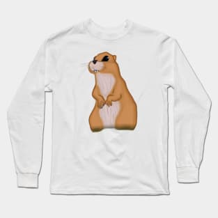 Cute Gopher Drawing Long Sleeve T-Shirt